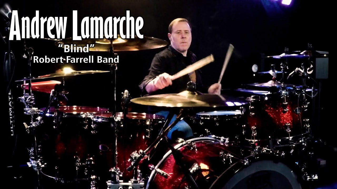 Andrew on drums